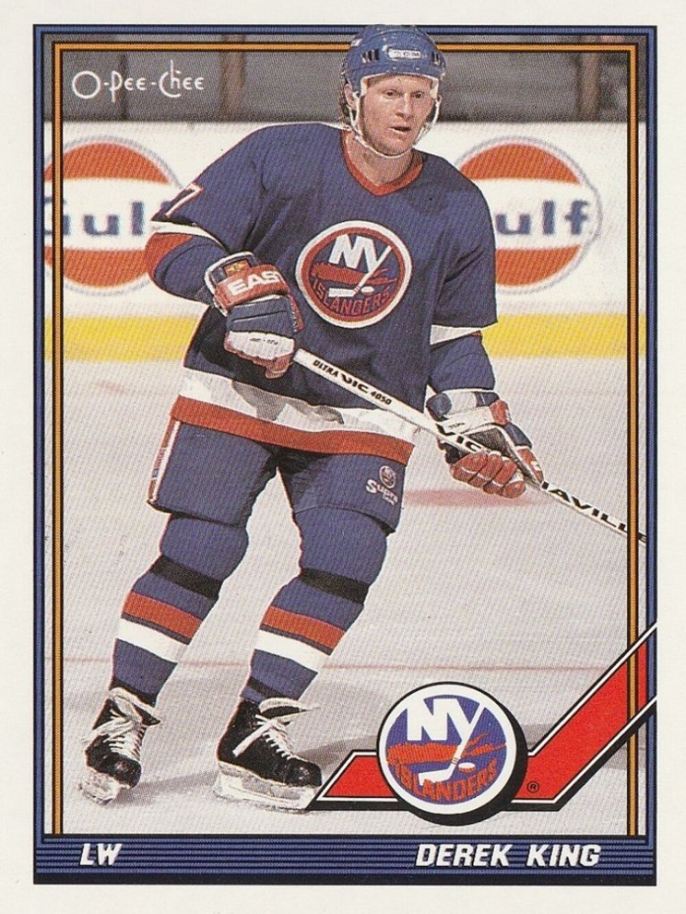 Derek King - 1991 O Pee Chee Hockey Card